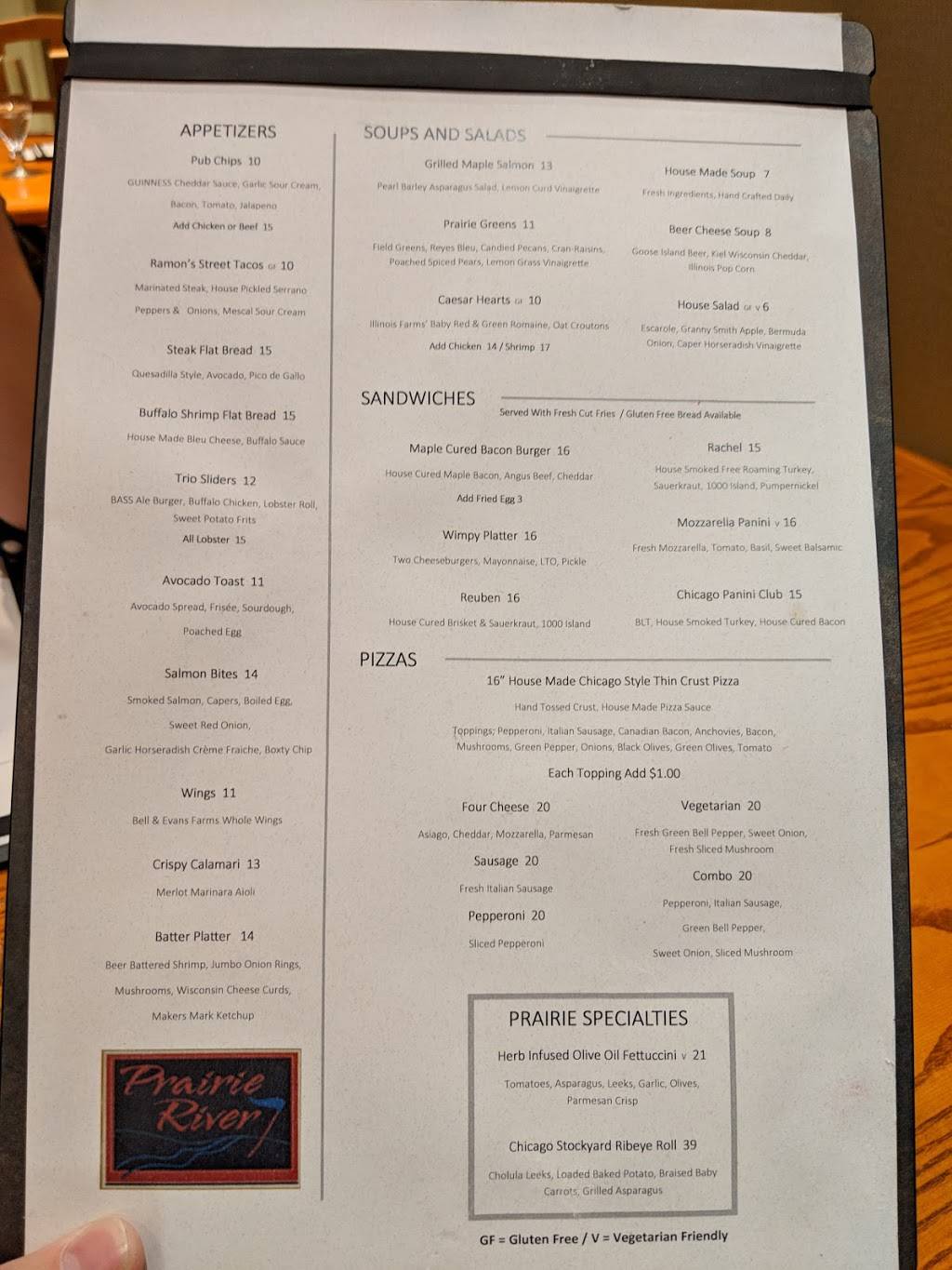 Prairie River Restaurant | restaurant | 1401 Nordic Rd, Itasca, IL 60143, USA | 6306945940 OR +1 630-694-5940