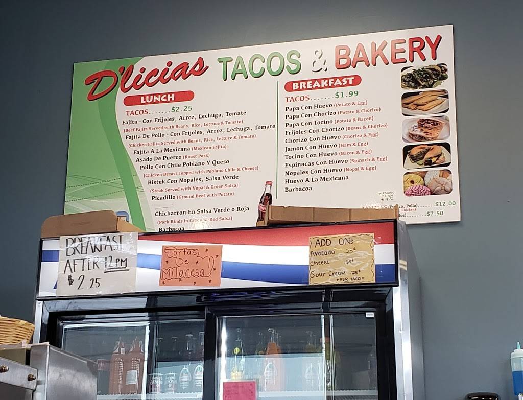 Dlicias Tacos & Bakery | restaurant | 1152160010001, Humble, TX 77338, USA | 2814411177 OR +1 281-441-1177