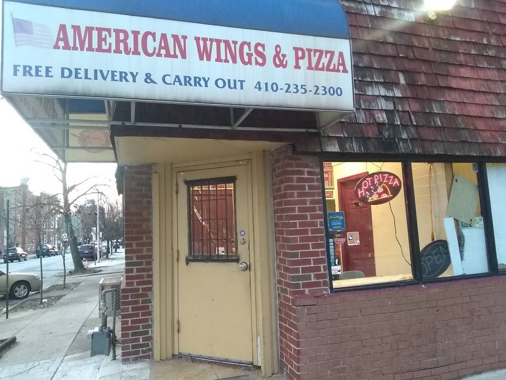 American Wings & Pizza | restaurant | 2400 St Paul St, Baltimore, MD 21218, USA | 4102352300 OR +1 410-235-2300