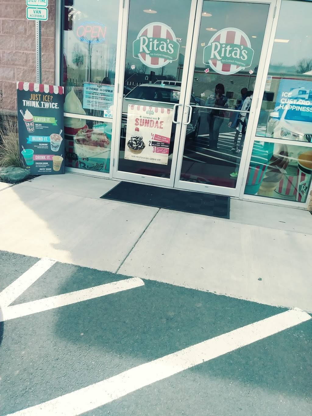 Ritas Italian Ice & Frozen Custard | restaurant | 220 Mountain Rd, Fallston, MD 21047, USA | 4108779300 OR +1 410-877-9300