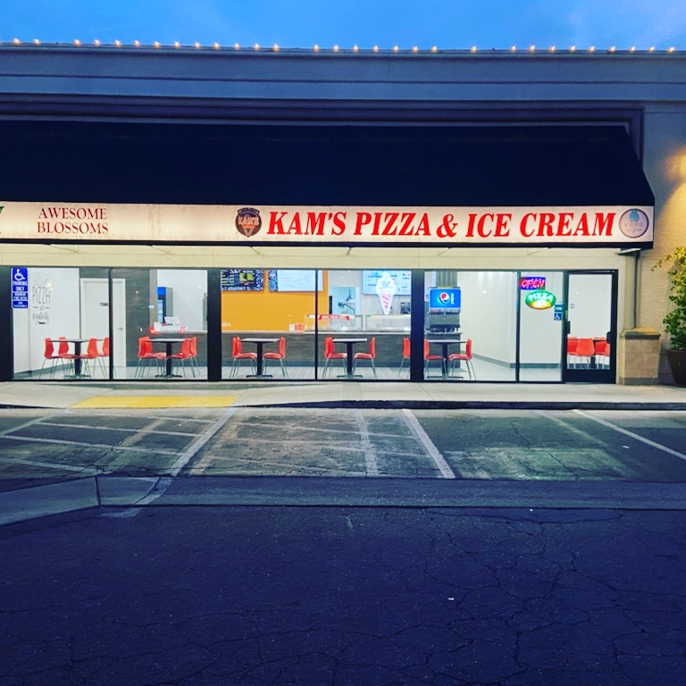 Kams Pizza & Ice Cream | restaurant | 2633 E Shaw Ave #109, Fresno, CA 93710, USA | 5597249176 OR +1 559-724-9176