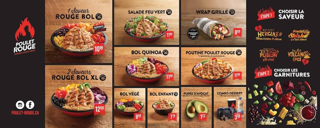 Poulet Rouge Terrebonne | restaurant | 1185 Boulevard Moody, Terrebonne, QC J6W 3Z5, Canada | 5145098090 OR +1 514-509-8090