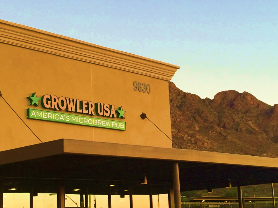 Growler USA - Oro Valley | restaurant | 9630 N Oracle Rd #110, Oro Valley, AZ 85737, USA | 5206127208 OR +1 520-612-7208