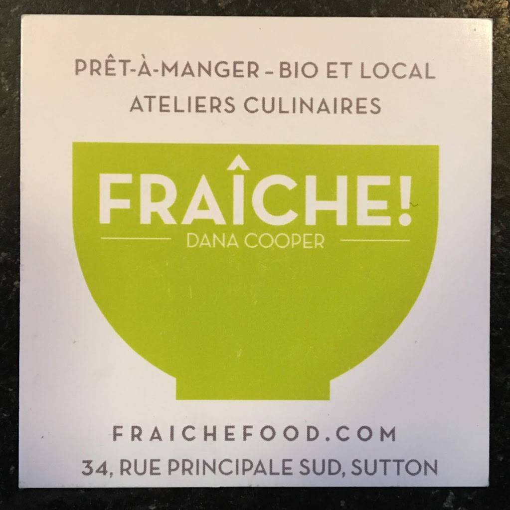 Fraîche | meal takeaway | 34 Rue Principale Sud St, Sutton, QC J0E 2K0, Canada | 4502042151 OR +1 450-204-2151