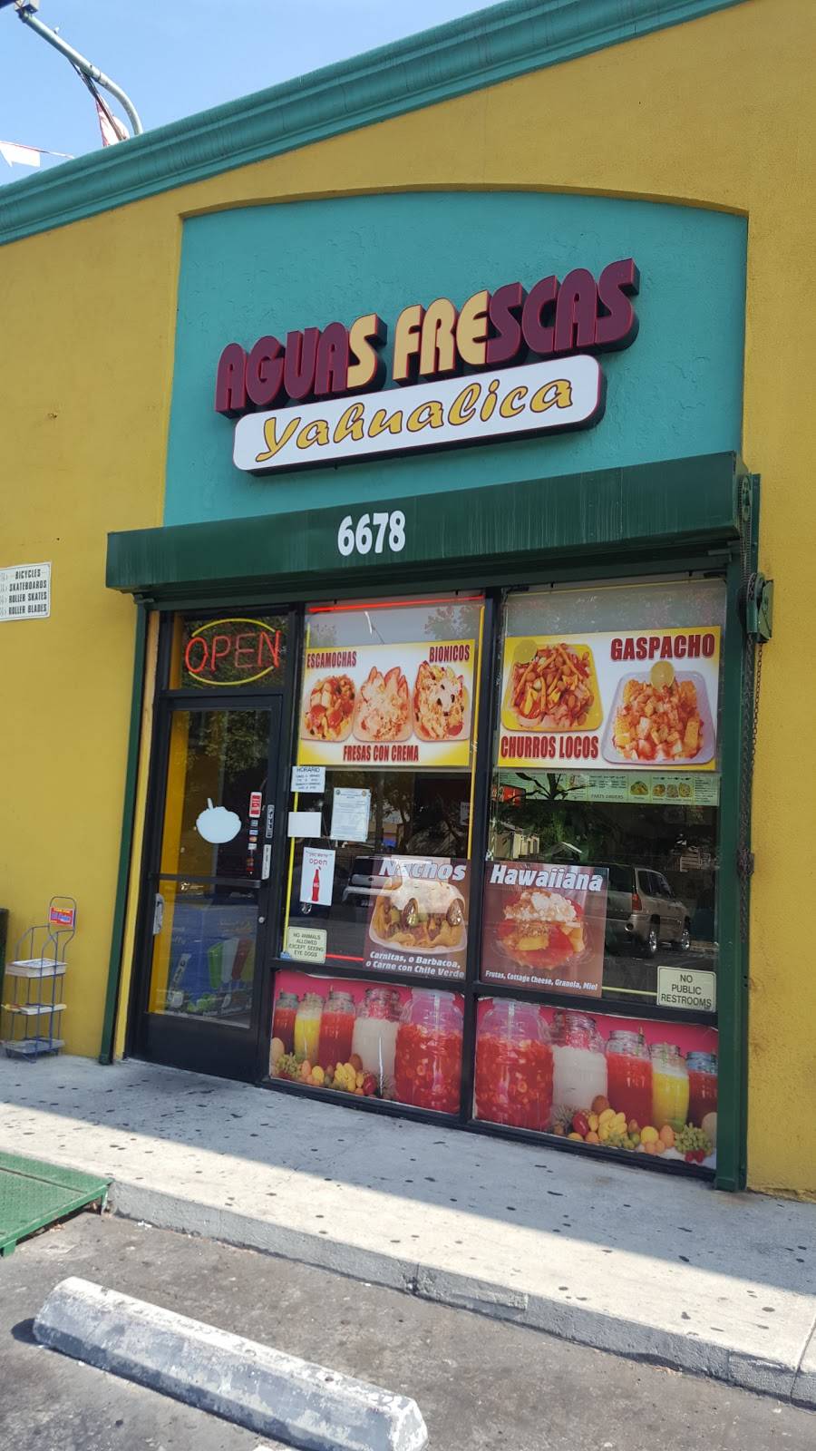Aguas Frescas Yahualica | restaurant | 6678 Long Beach Boulevard, Long Beach, CA 90805, USA | 3106091263 OR +1 310-609-1263