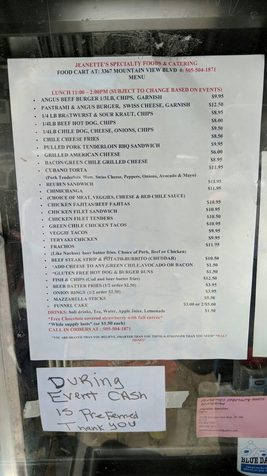 Jeanettes | restaurant | 3367 Mountain View Blvd, Angel Fire, NM 87710, USA | 5055041871 OR +1 505-504-1871