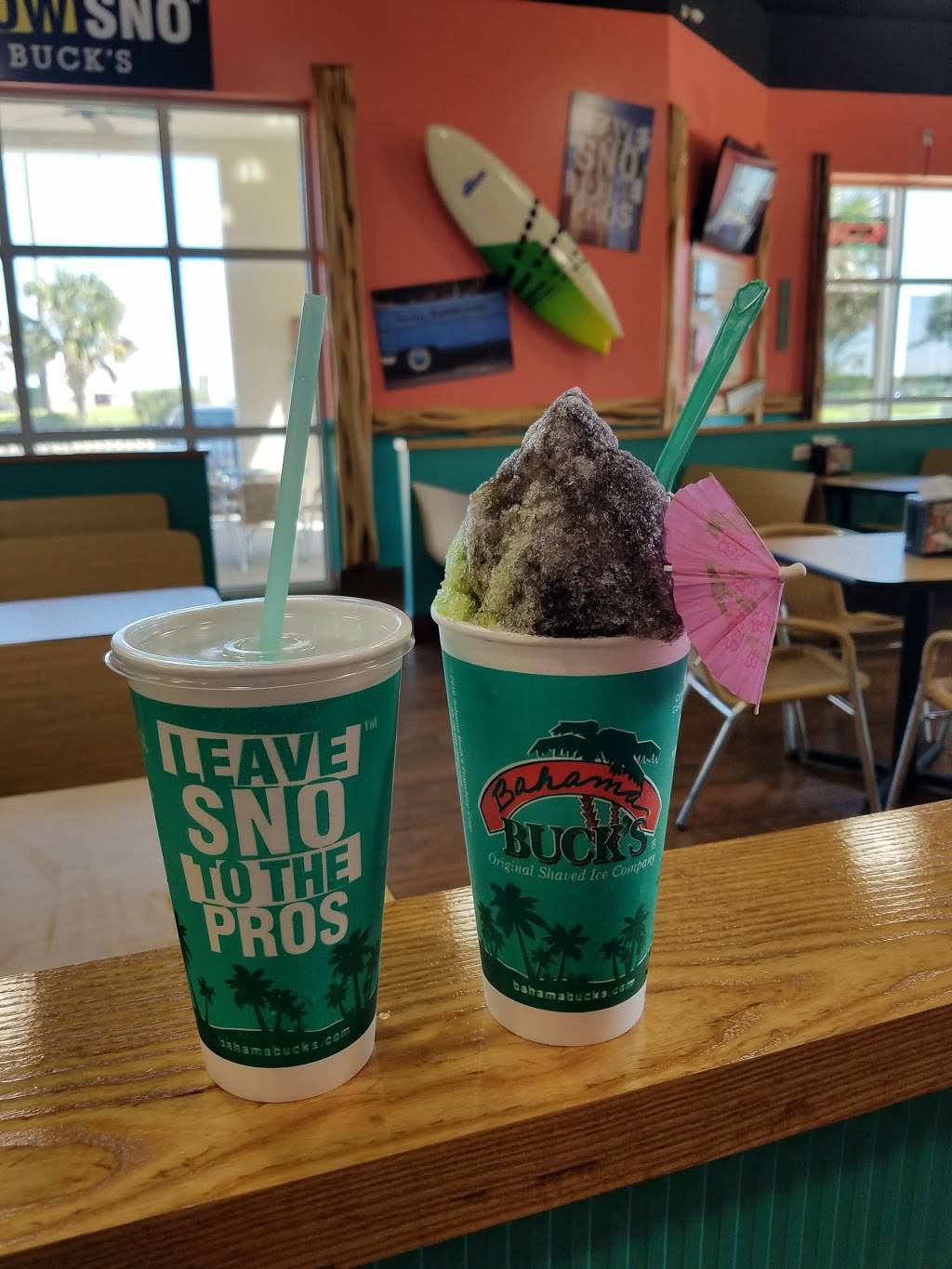 Bahama Bucks | restaurant | 500 Seawall Blvd #390, Galveston, TX 77550, USA | 4096327436 OR +1 409-632-7436