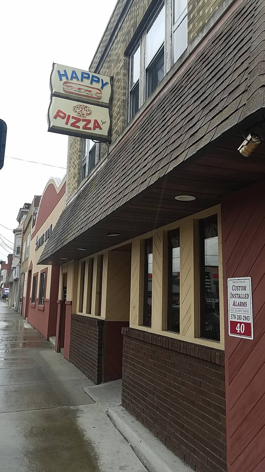 Happy Pizza inc | restaurant | 40 W Main St, Plymouth, PA 18651, USA | 5707795128 OR +1 570-779-5128