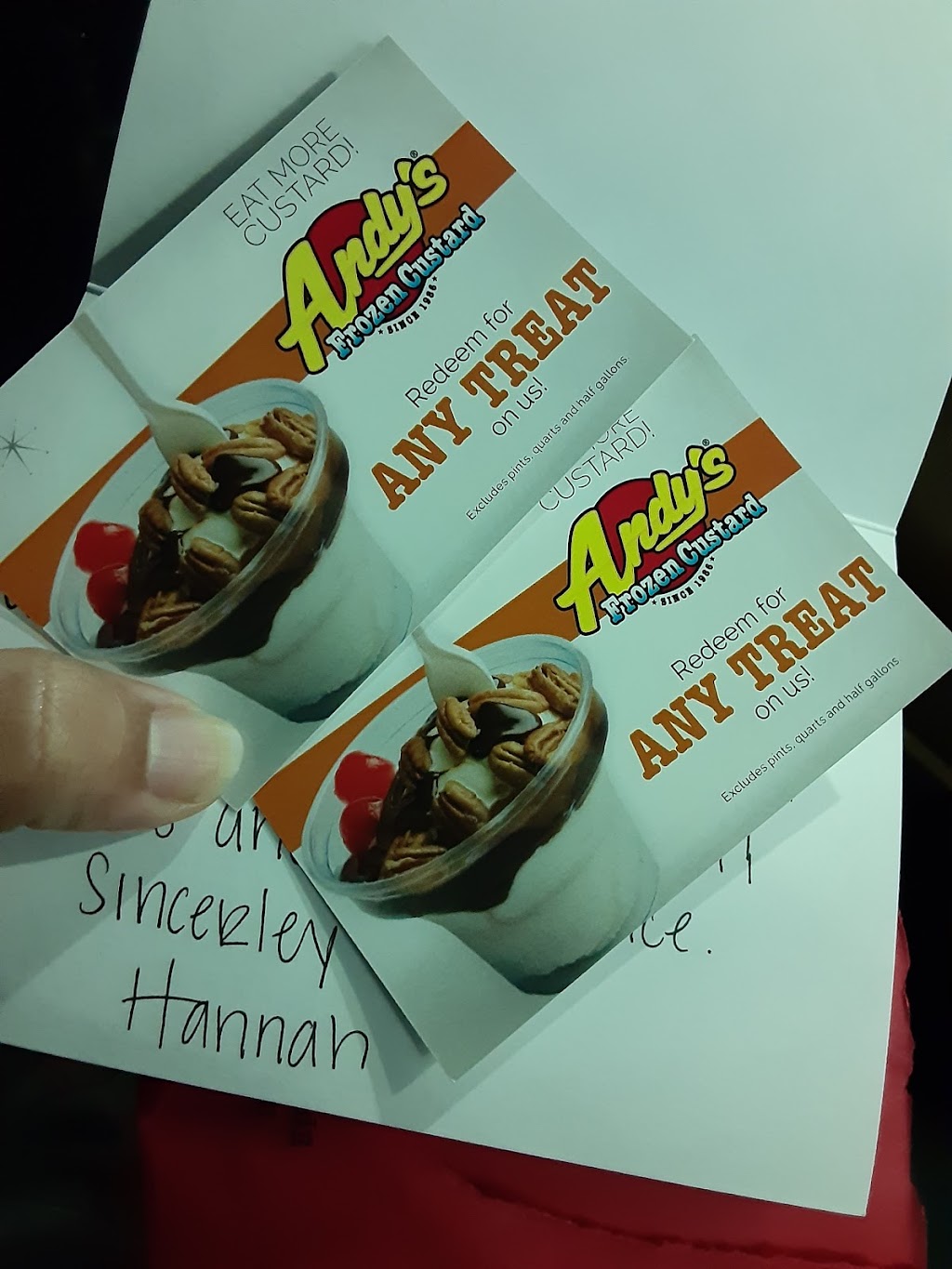 Andys Frozen Custard | restaurant | 8041 S Harlem Ave, Burbank, IL 60459, USA | 7085980535 OR +1 708-598-0535