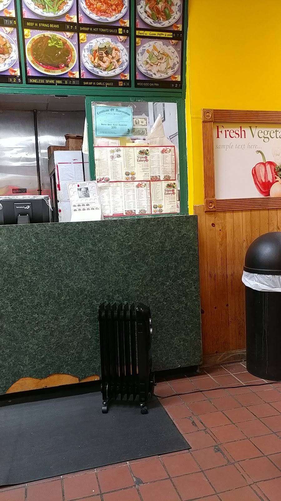 Triple Eatery | meal delivery | 77 Cummins Hwy, Roslindale, MA 02131, USA | 6173253388 OR +1 617-325-3388