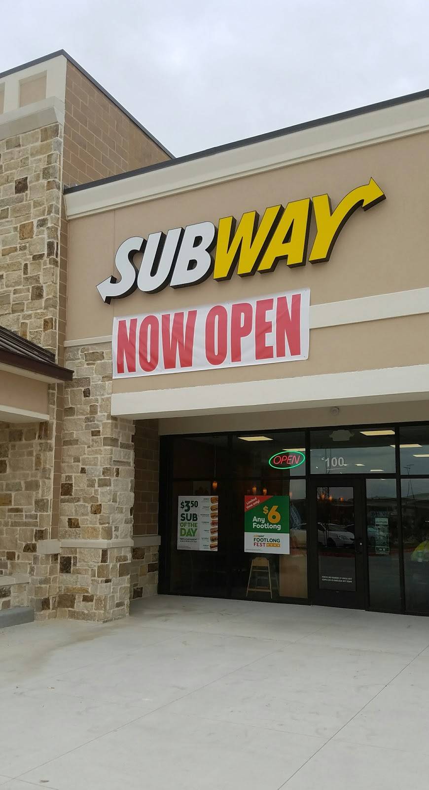 Subway Restaurants | restaurant | 21968 Market Place Dr #100, New Caney, TX 77357, USA | 2815774030 OR +1 281-577-4030