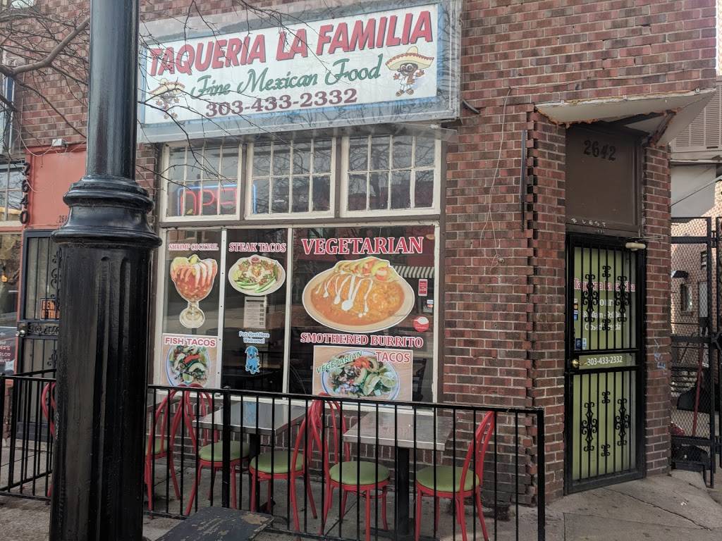 Taqueria La Familia | restaurant | 2642 W 32nd Ave, Denver, CO 80211, USA | 3034332332 OR +1 303-433-2332