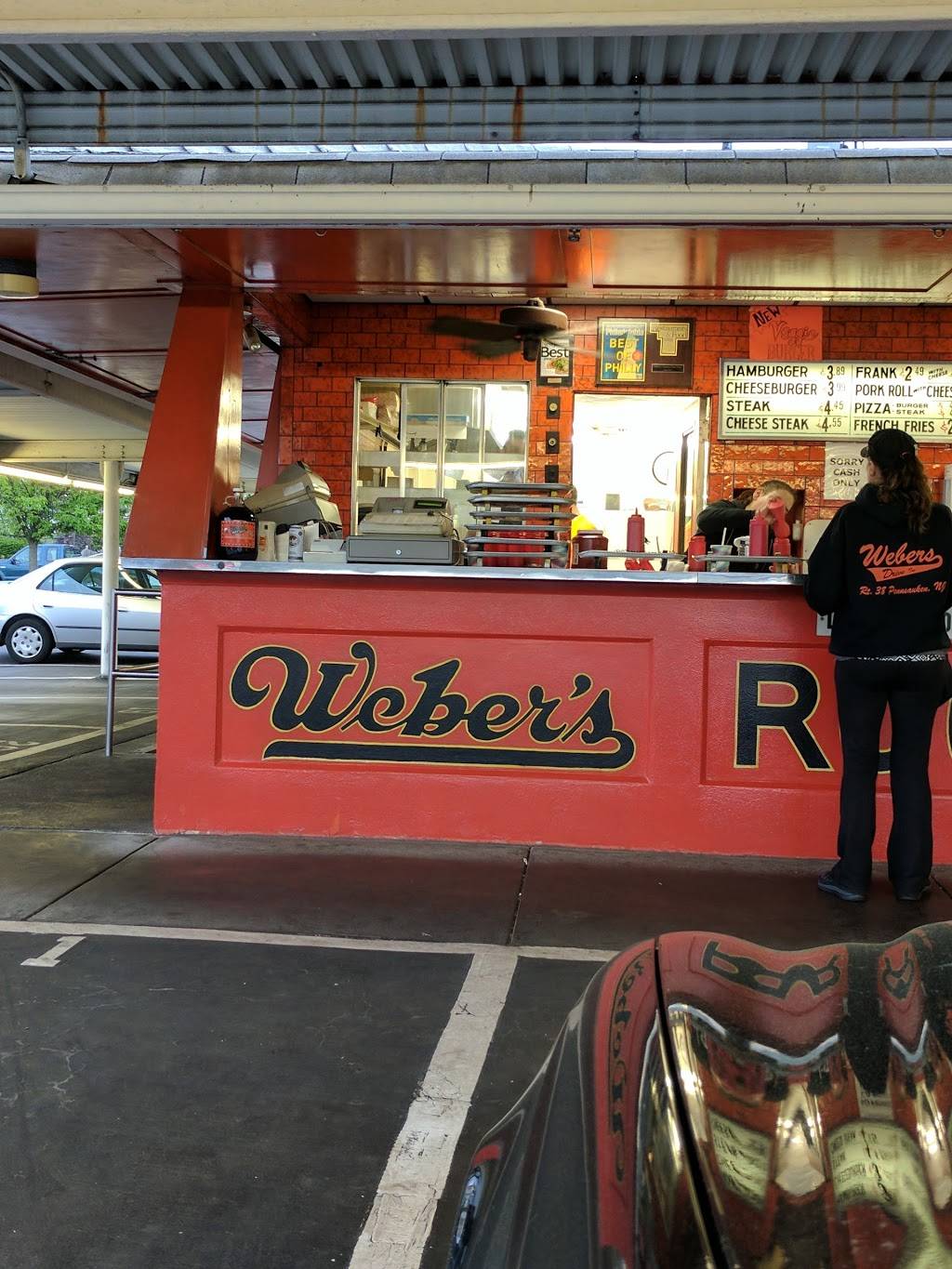Webers Drive In | restaurant | 6019 Lexington Ave, Pennsauken Township, NJ 08109, USA | 8566626632 OR +1 856-662-6632