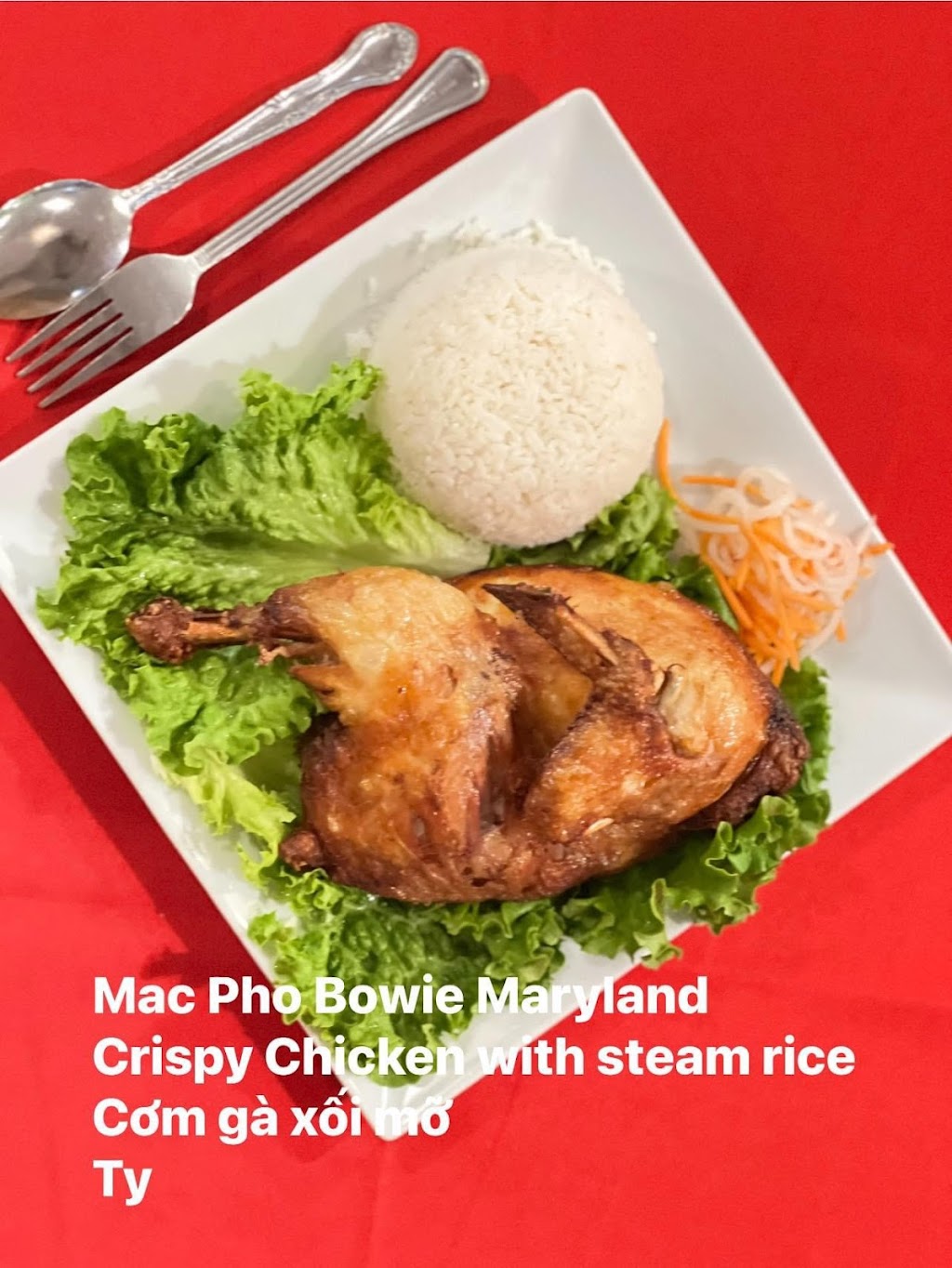 MAC PHO | restaurant | 6840 Race Track Rd, Bowie, MD 20715, USA | 2409296853 OR +1 240-929-6853
