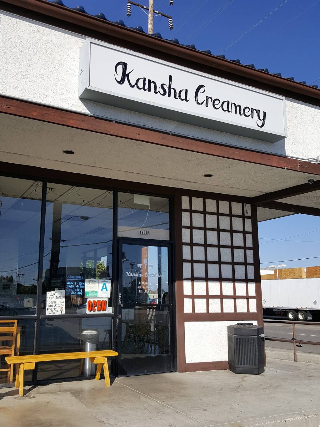 Kansha Creamery | restaurant | 18515 S Western Ave, Gardena, CA 90248, USA | 3109537110 OR +1 310-953-7110