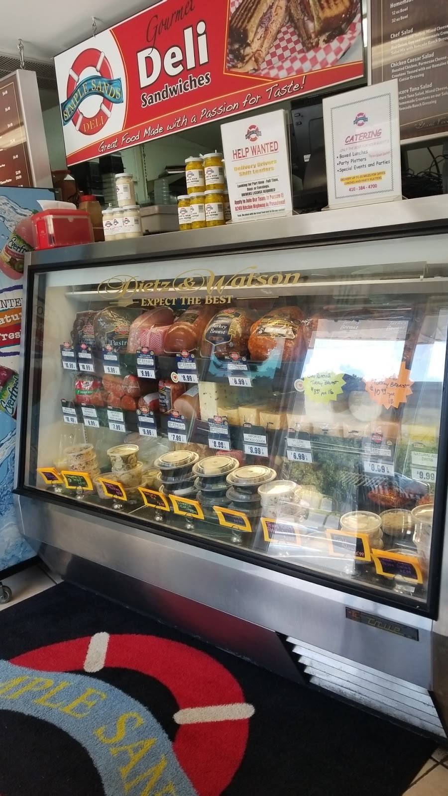 Simple Sands Deli | meal delivery | 8249 Ritchie Hwy, Pasadena, MD 21122, USA | 4103844700 OR +1 410-384-4700