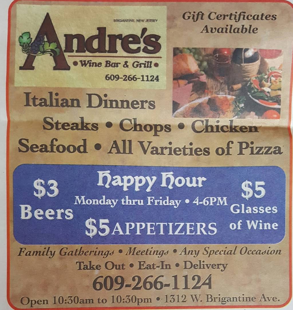 Andres Italian Restaurant | restaurant | 1312 W Brigantine Ave, Brigantine, NJ 08203, USA | 6092661124 OR +1 609-266-1124