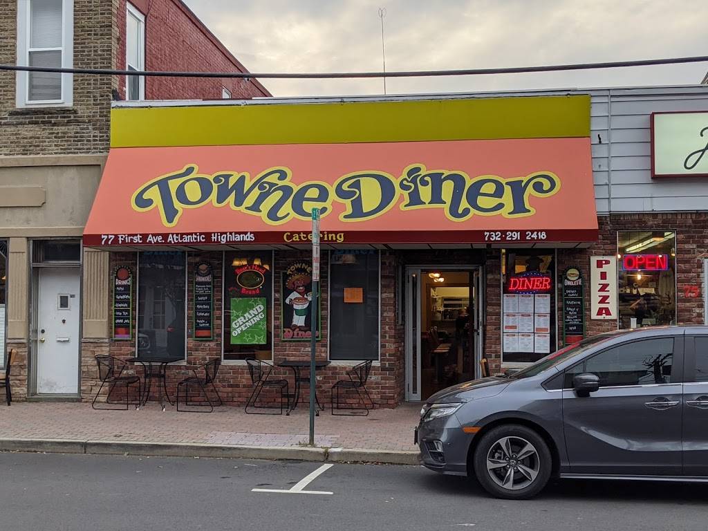 Towne Diner | restaurant | 77 First Ave, Atlantic Highlands, NJ 07716, USA | 7322912418 OR +1 732-291-2418