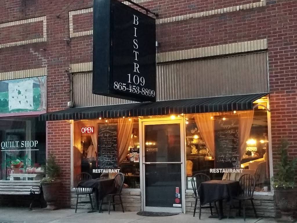 Bistro 109 | restaurant | 109 Bruce St, Sevierville, TN 37862, USA | 8654538899 OR +1 865-453-8899