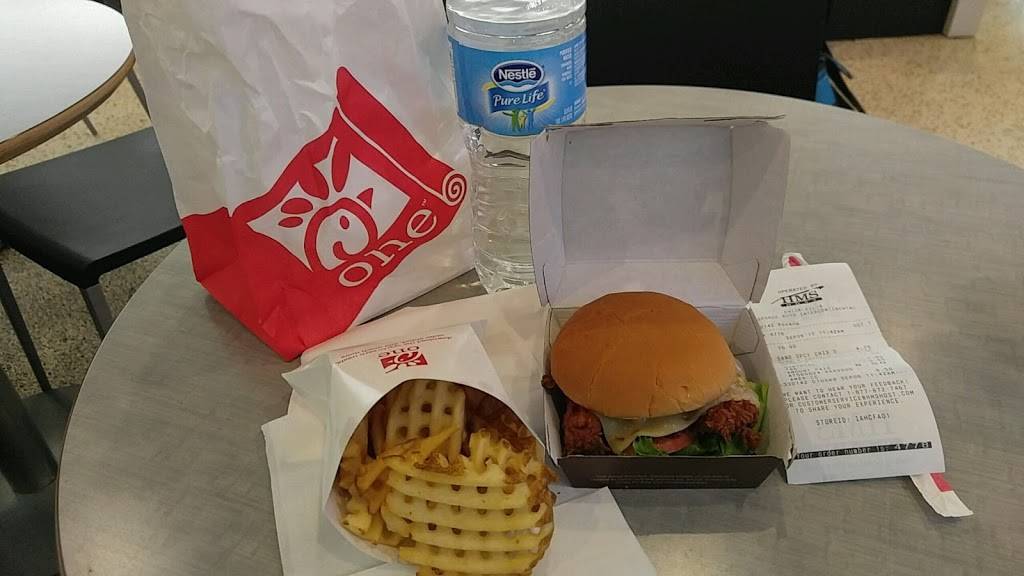 Chick-fil-A | restaurant | 2800 N Terminal Rd, Houston, TX 77032, USA | 2817825308 OR +1 281-782-5308