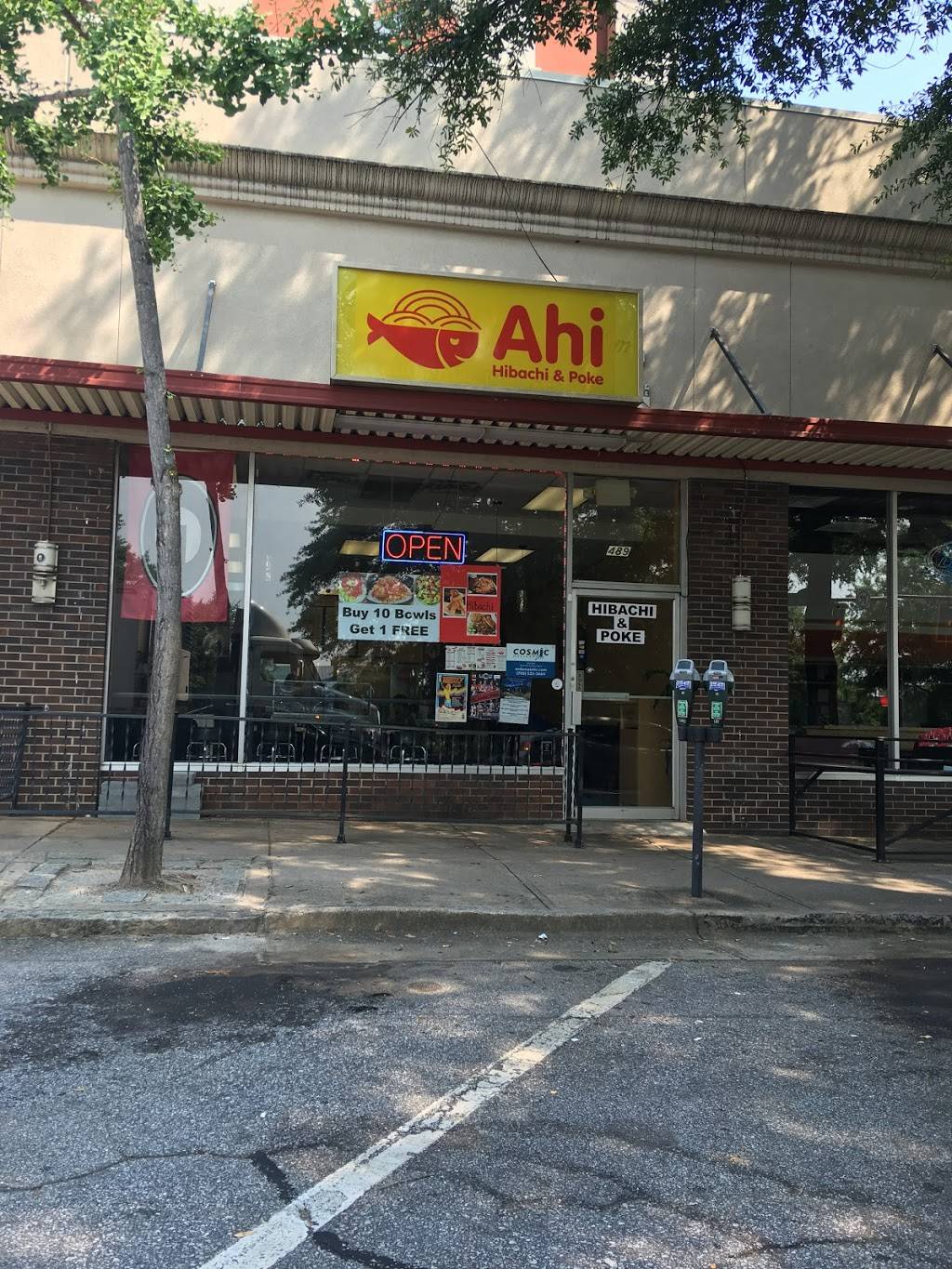 Ahi Hibachi and Poke | restaurant | 489 E Clayton St, Athens, GA 30601, USA | 7065438898 OR +1 706-543-8898
