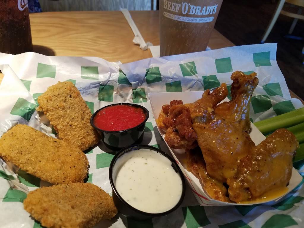 Beef O Bradys | restaurant | 100 Peachtree Pkwy #18, Peachtree City, GA 30269, USA | 7704861860 OR +1 770-486-1860