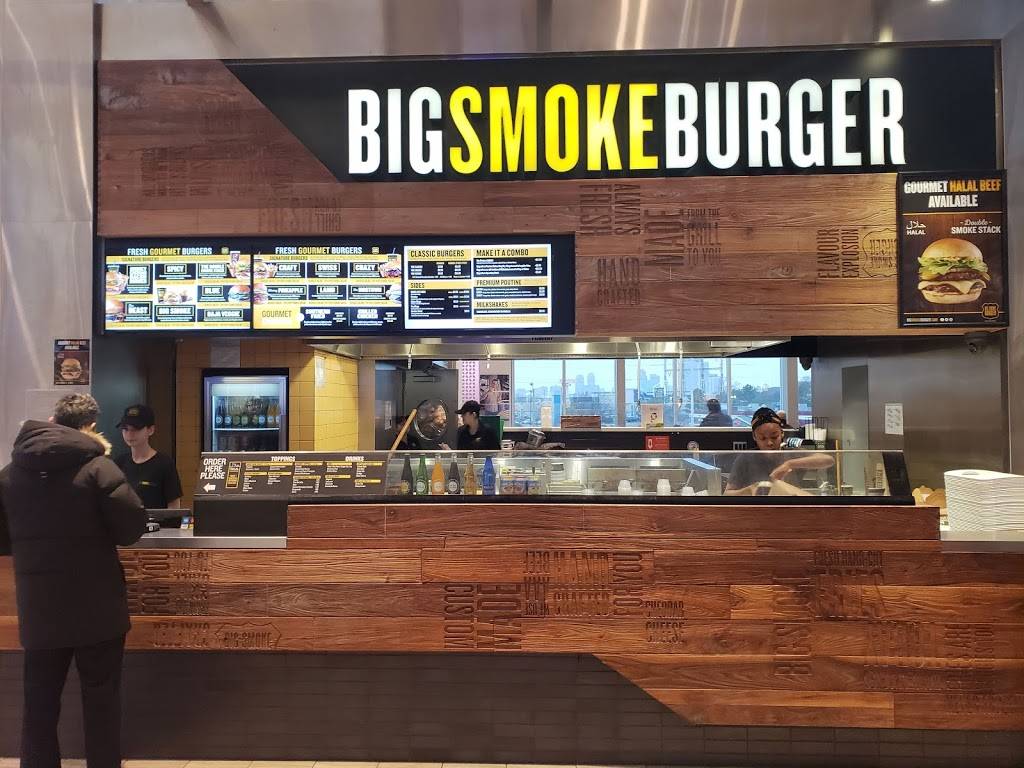 Big Smoke Burger | restaurant | Sherway Gardens Mall, 25 The West Mall, Etobicoke, ON M9C 1B8, Canada | 4166214848 OR +1 416-621-4848