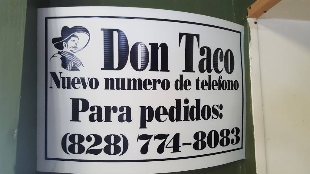 Don Taco Inc | restaurant | 5360 Hendersonville Rd, Fletcher, NC 28732, USA | 8287748083 OR +1 828-774-8083