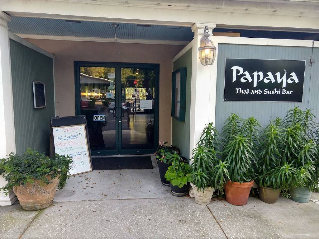 Papaya Thai & Sushi Bar | restaurant | 1001 Boundary St d, Beaufort, SC 29902, USA | 8433799099 OR +1 843-379-9099