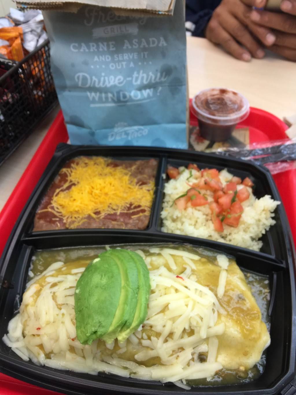 Del Taco | meal takeaway | 3864 Sierra Ave, Fontana, CA 92336, USA | 9098234935 OR +1 909-823-4935