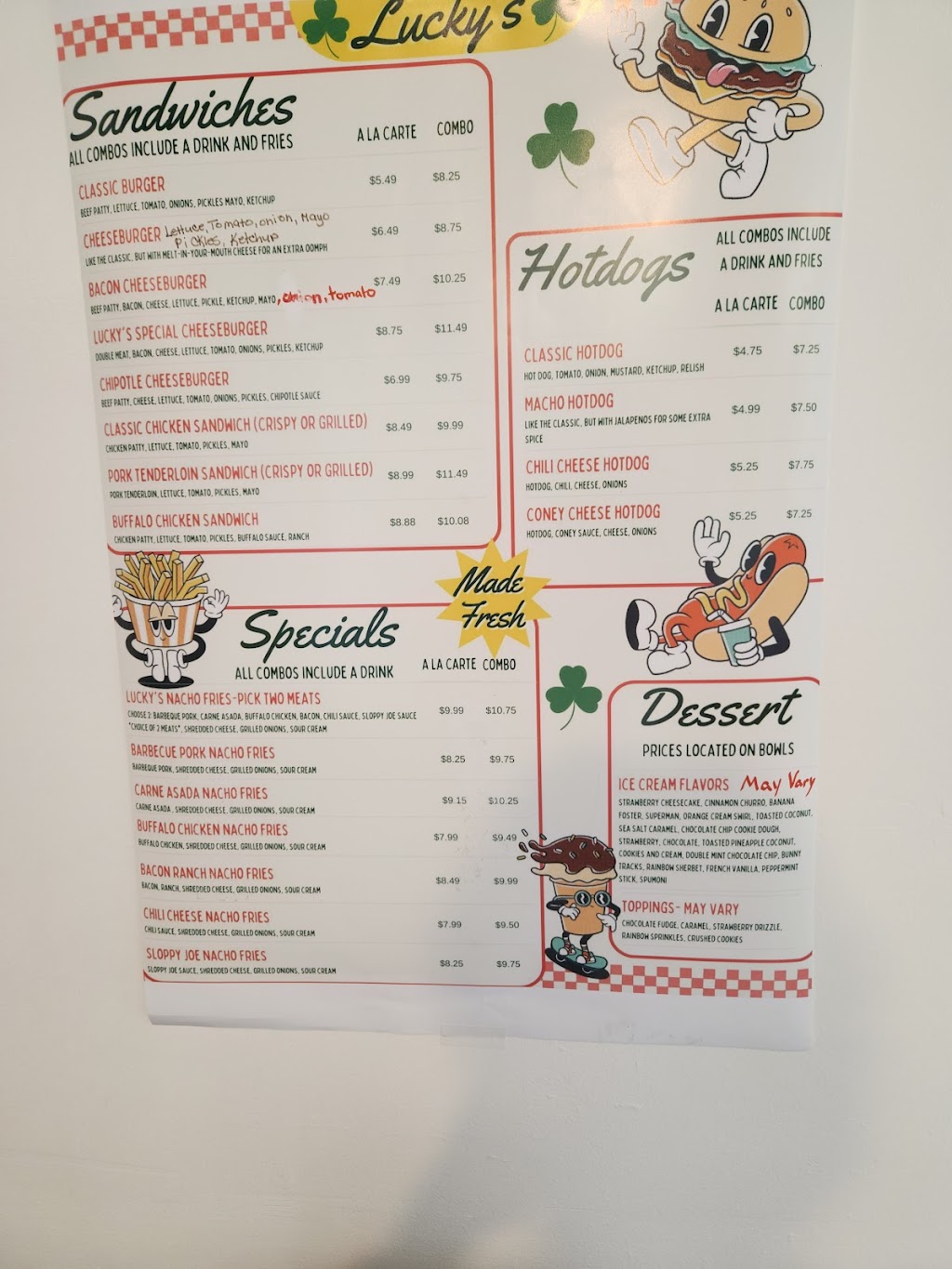 Luckys | restaurant | 2928 Mitchell Rd, Bedford, IN 47421, USA | 8123291106 OR +1 812-329-1106