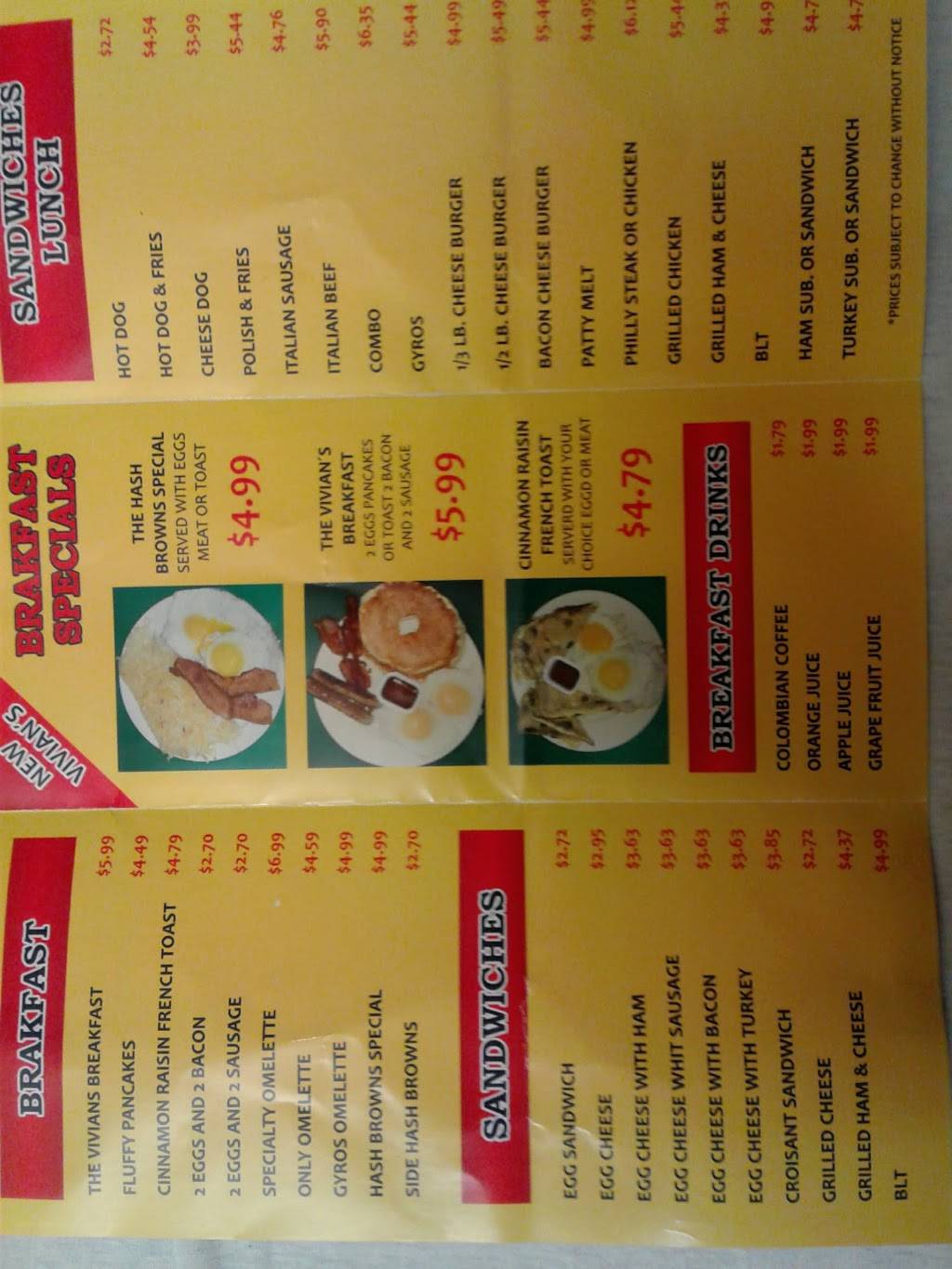 New Vivianas Grill | restaurant | 3334 W Chicago Ave, Chicago, IL 60651, USA | 7738010432 OR +1 773-801-0432