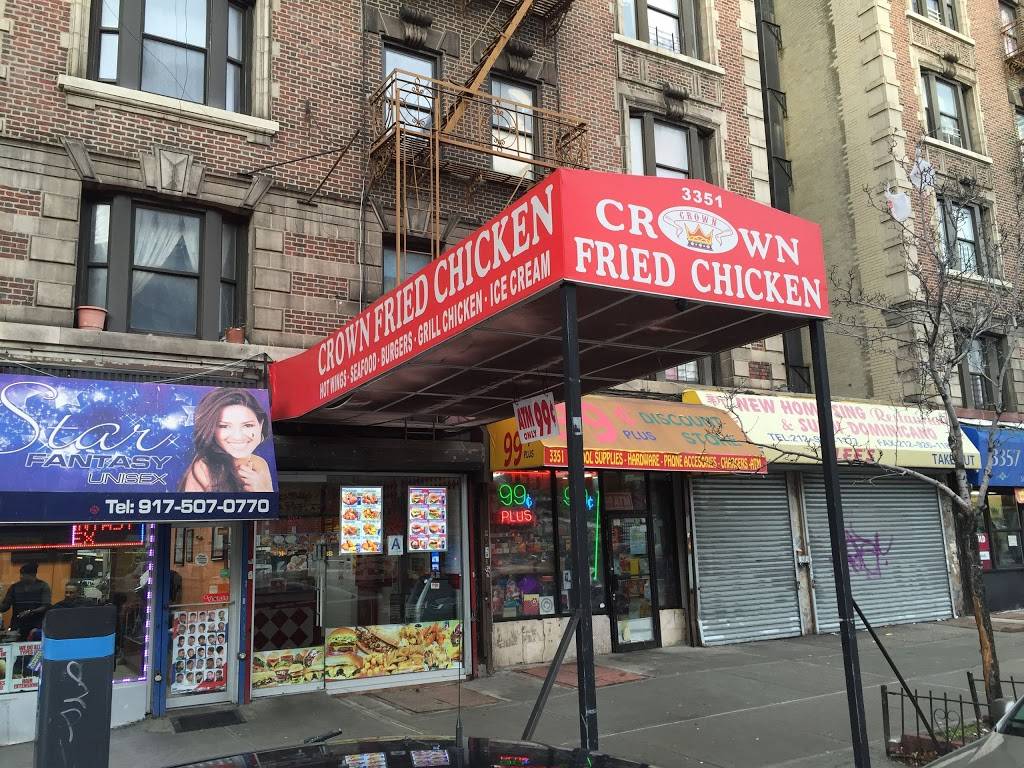 Crown Fried Chicken | restaurant | 3351 Broadway, New York, NY 10031, USA | 2122831957 OR +1 212-283-1957
