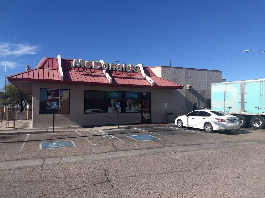 McDonalds | cafe | 3105 E Valencia Rd, Tucson, AZ 85706, USA | 5205731948 OR +1 520-573-1948