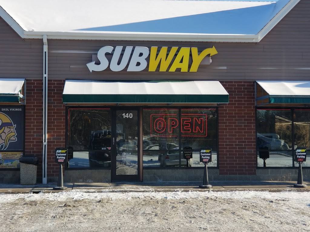 Subway | restaurant | 140 Miller Rd, Champlin, MN 55316, USA | 7633237278 OR +1 763-323-7278