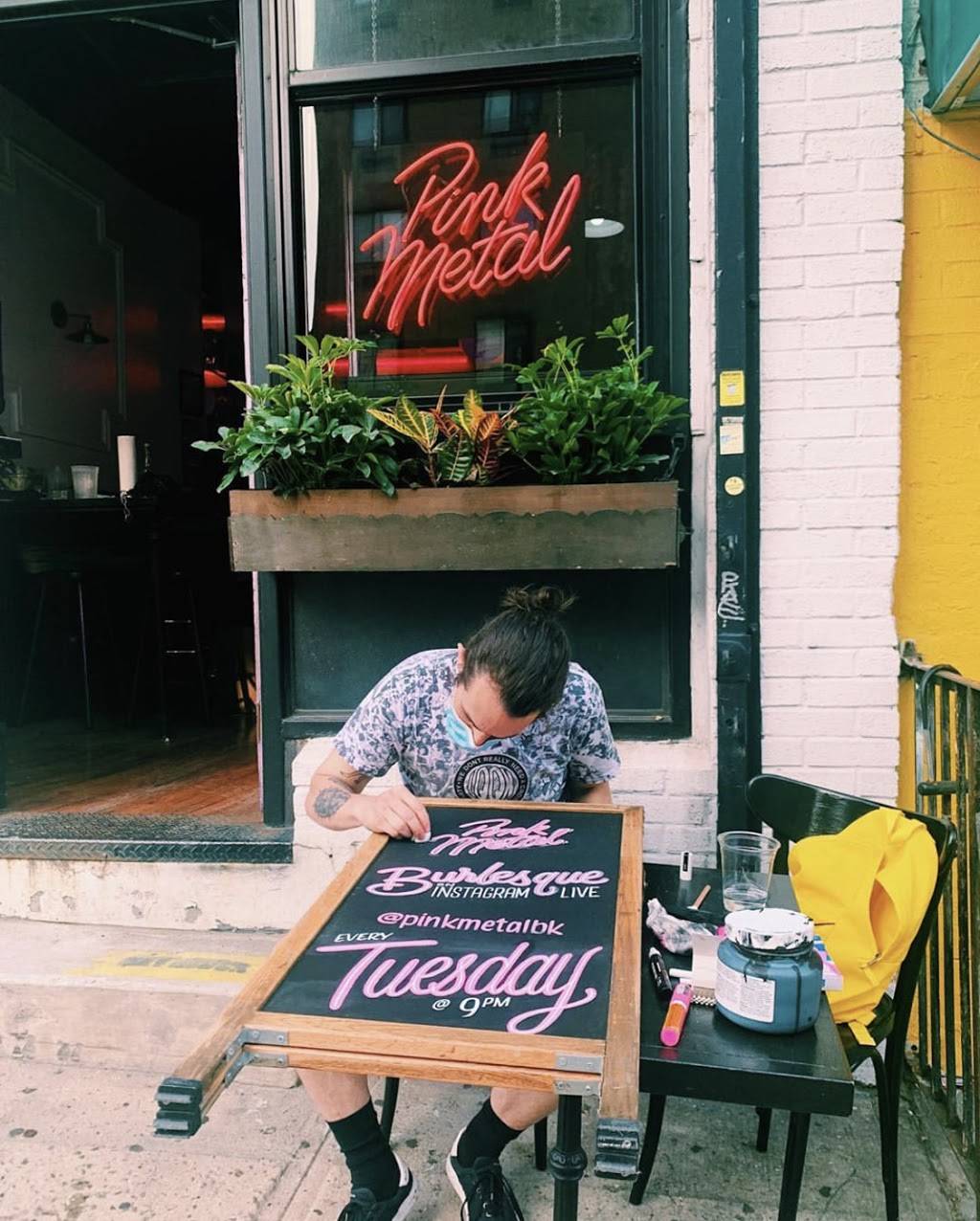 Pink Metal | restaurant | 253 Bushwick Ave, Brooklyn, NY 11206, USA | 3477991236 OR +1 347-799-1236