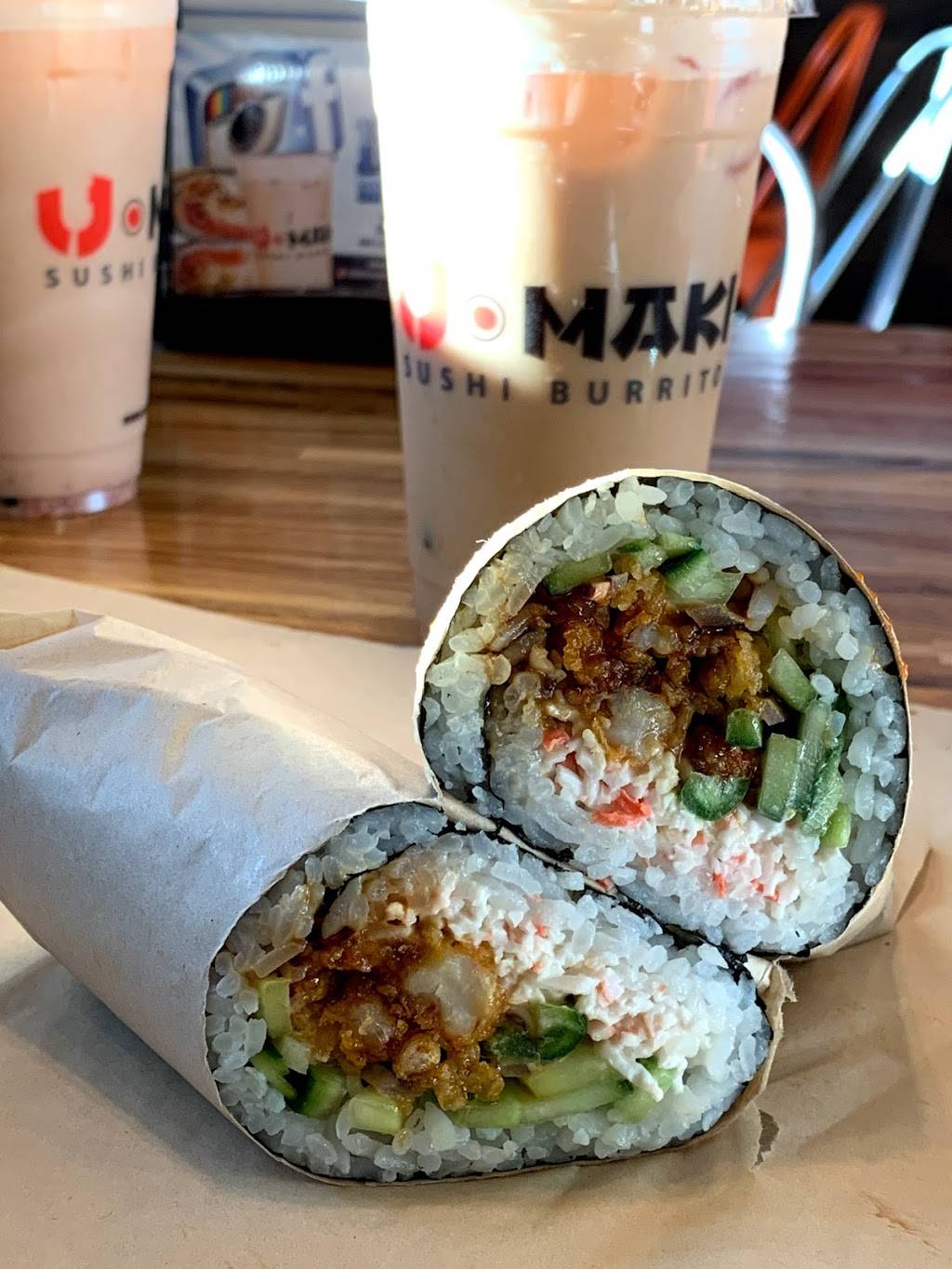 UMaki Sushi Burrito | restaurant | 13582 University Blvd Suite 200, Sugar Land, TX 77479, USA | 2812076575 OR +1 281-207-6575