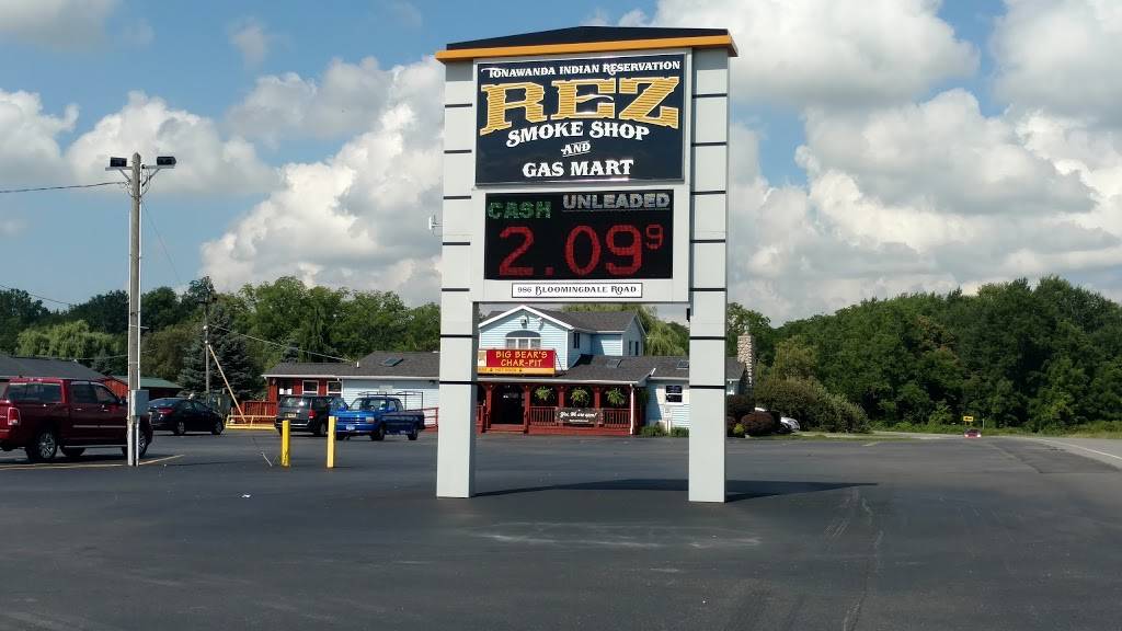 Rez Smoke Shop | restaurant | 986 Bloomingdale Rd, Basom, NY 14013, USA | 7165422887 OR +1 716-542-2887