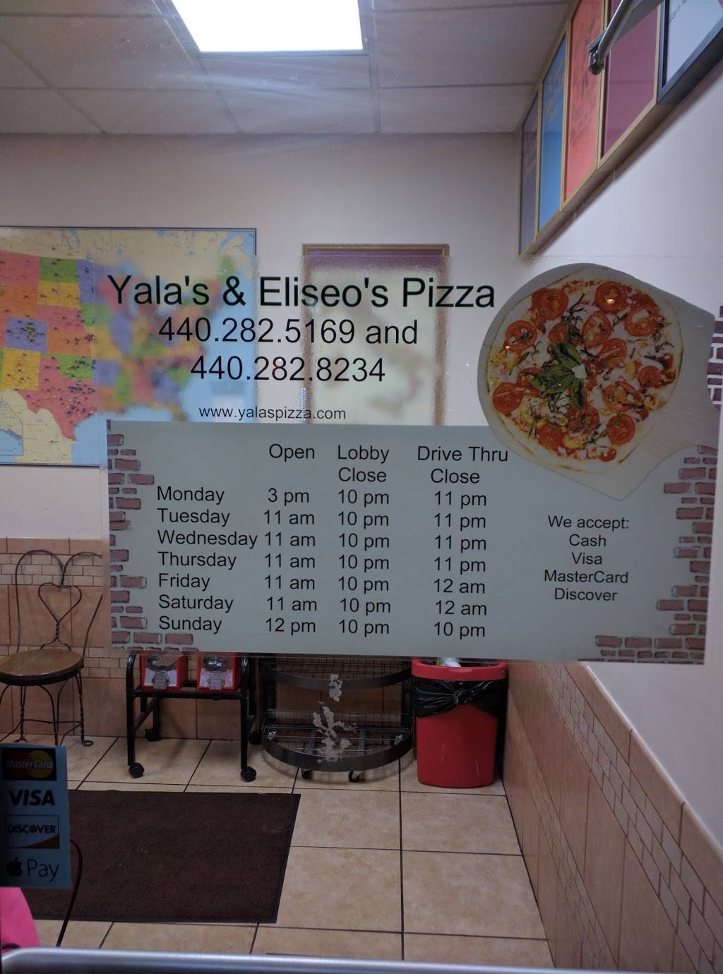 Yalas Pizzeria | restaurant | 3352 Oberlin Ave, Lorain, OH 44053, USA | 4402825169 OR +1 440-282-5169