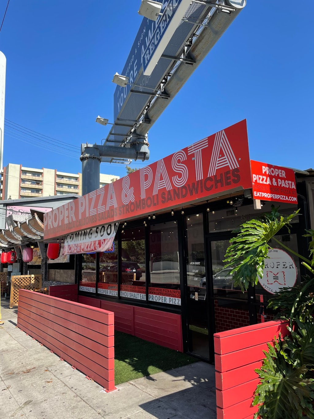 Proper Pizza and Pasta | restaurant | 8570 W 3rd St, Los Angeles, CA 90048, USA | 4242799078 OR +1 424-279-9078