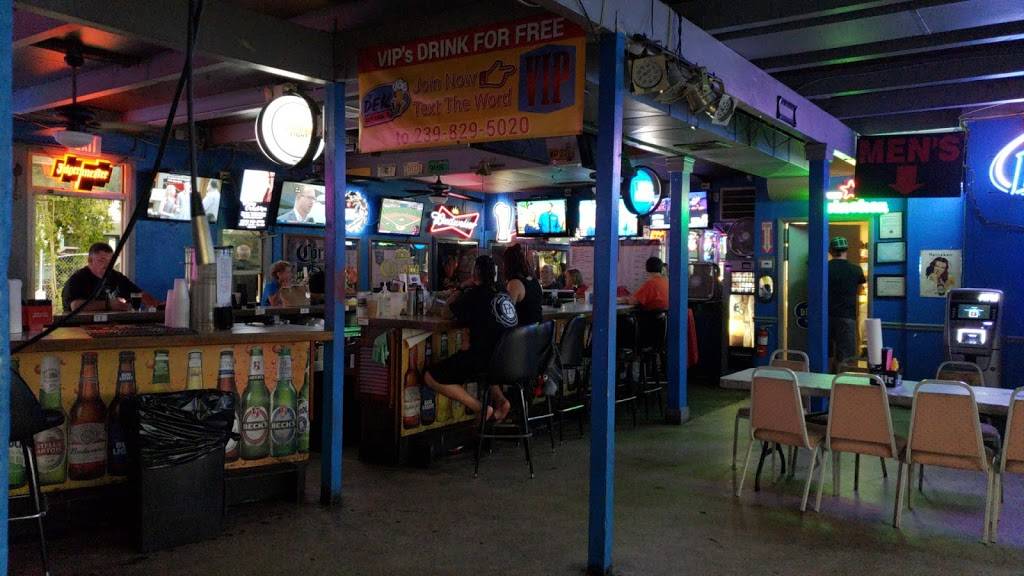 The Dek Bar | restaurant | 4704 SE15th Avenue, Cape Coral, FL 33904, USA | 2395423745 OR +1 239-542-3745