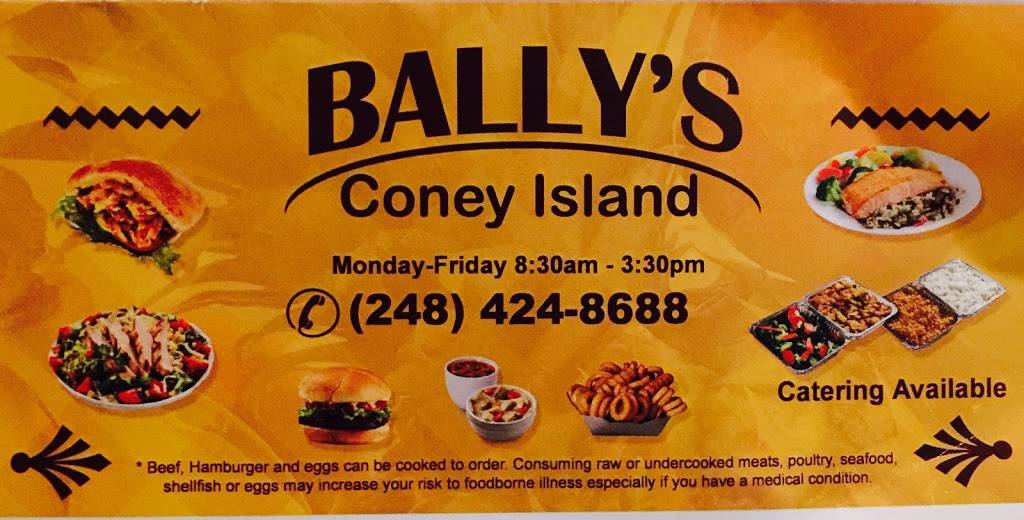 Ballys Coney Island Inc | restaurant | 16250 Northland Dr, Southfield, MI 48075, USA | 2484248688 OR +1 248-424-8688