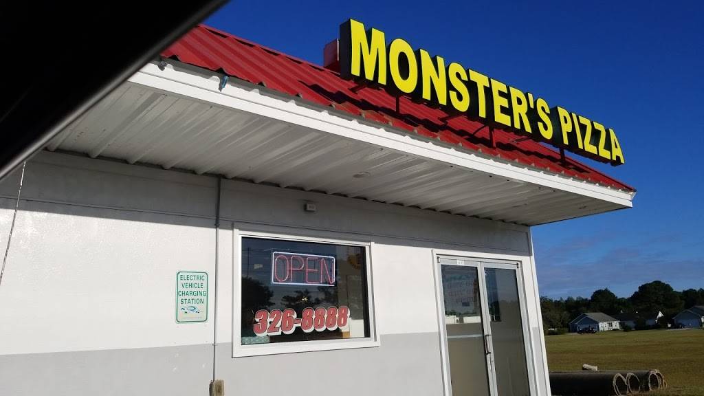 Monsters Pizza | restaurant | 637 Sand Ridge Rd, Hubert, NC 28539, USA | 9103268888 OR +1 910-326-8888