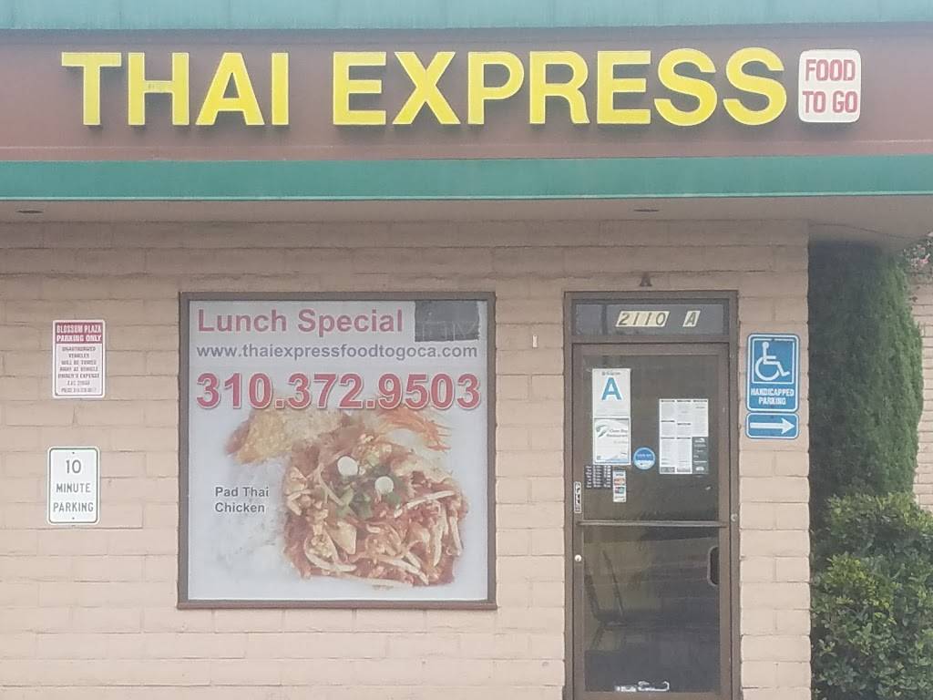 Thai Express Food To Go | restaurant | 2110 Artesia Blvd, Redondo Beach, CA 90278, USA | 3103729503 OR +1 310-372-9503
