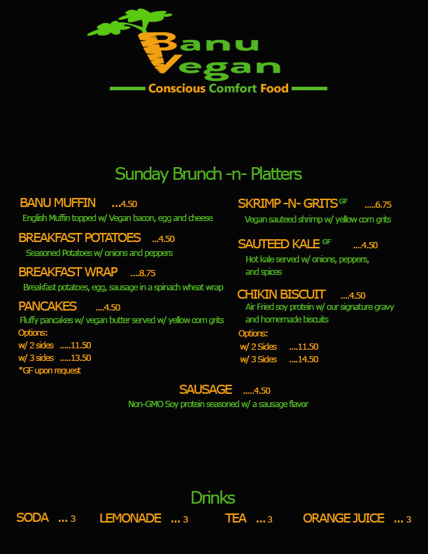 Banu Vegan | restaurant | 2534 S Roxboro St, Durham, NC 27707, USA | 9842196505 OR +1 984-219-6505