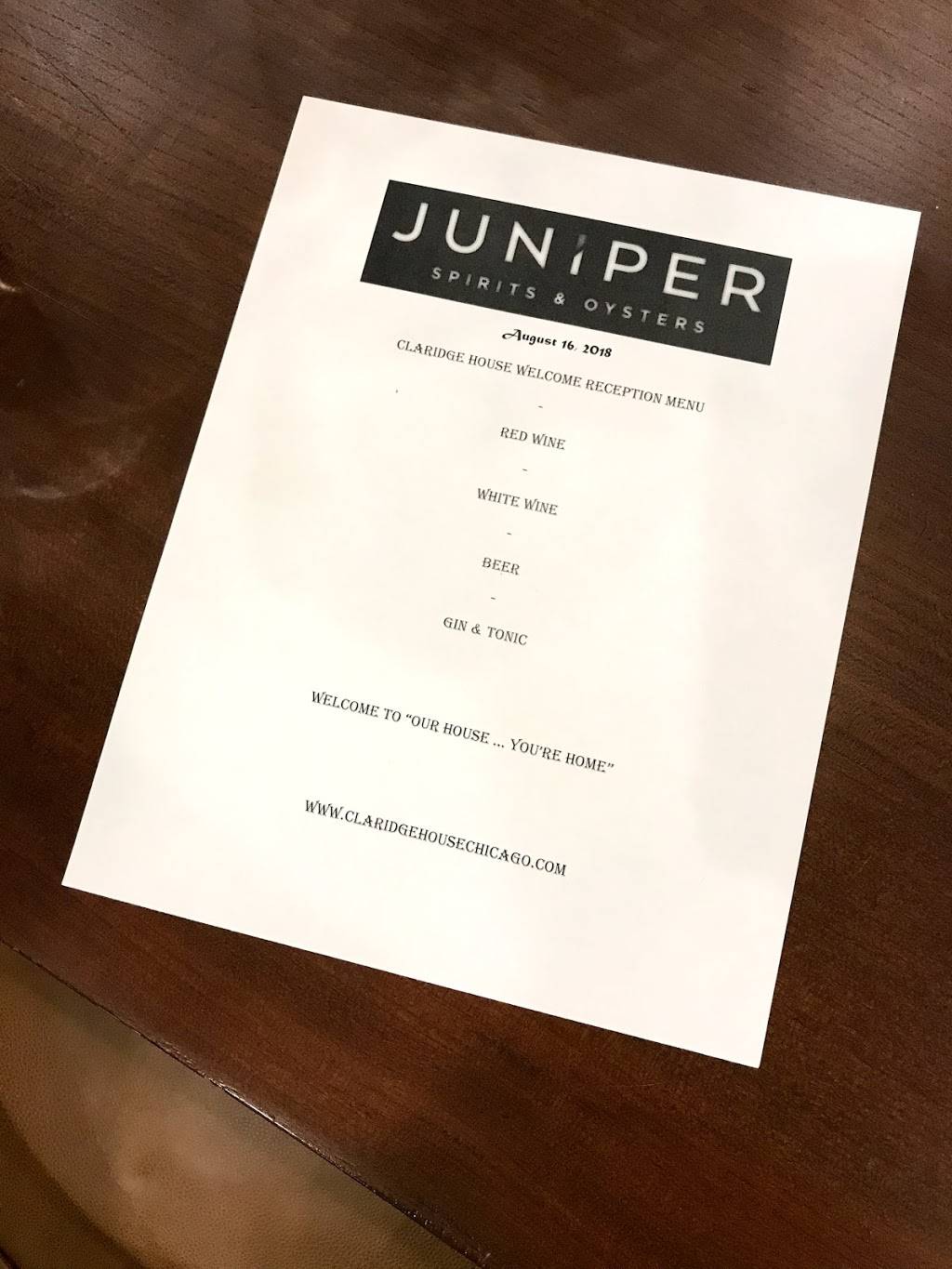 Juniper Spirits & Oysters | restaurant | 1244 N Dearborn Pkwy, Chicago, IL 60610, USA | 3124165811 OR +1 312-416-5811