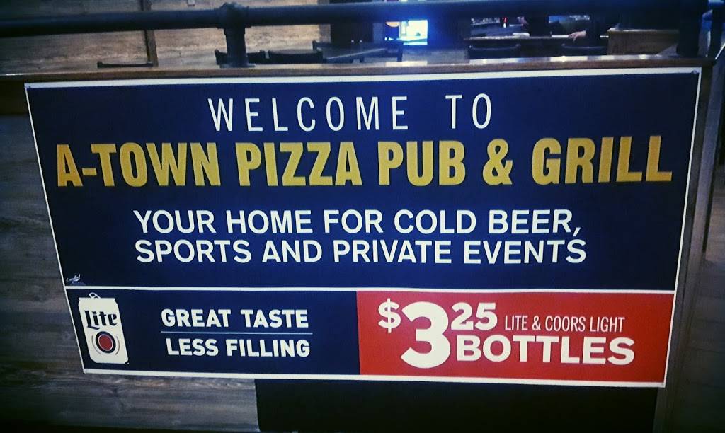 A-Town Pizza Pub & Grill | restaurant | 1941 W Galena Blvd, Aurora, IL 60506, USA | 6308440044 OR +1 630-844-0044