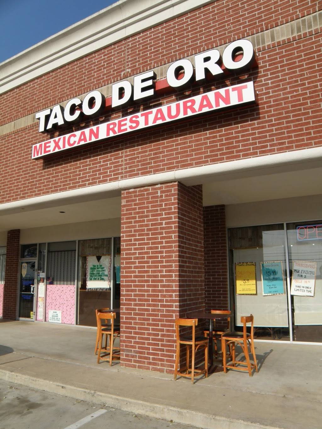 Taco De Oro Mexican Restaurant | restaurant | 9740 Barker Cypress Rd #105, Cypress, TX 77433, USA | 2813457632 OR +1 281-345-7632