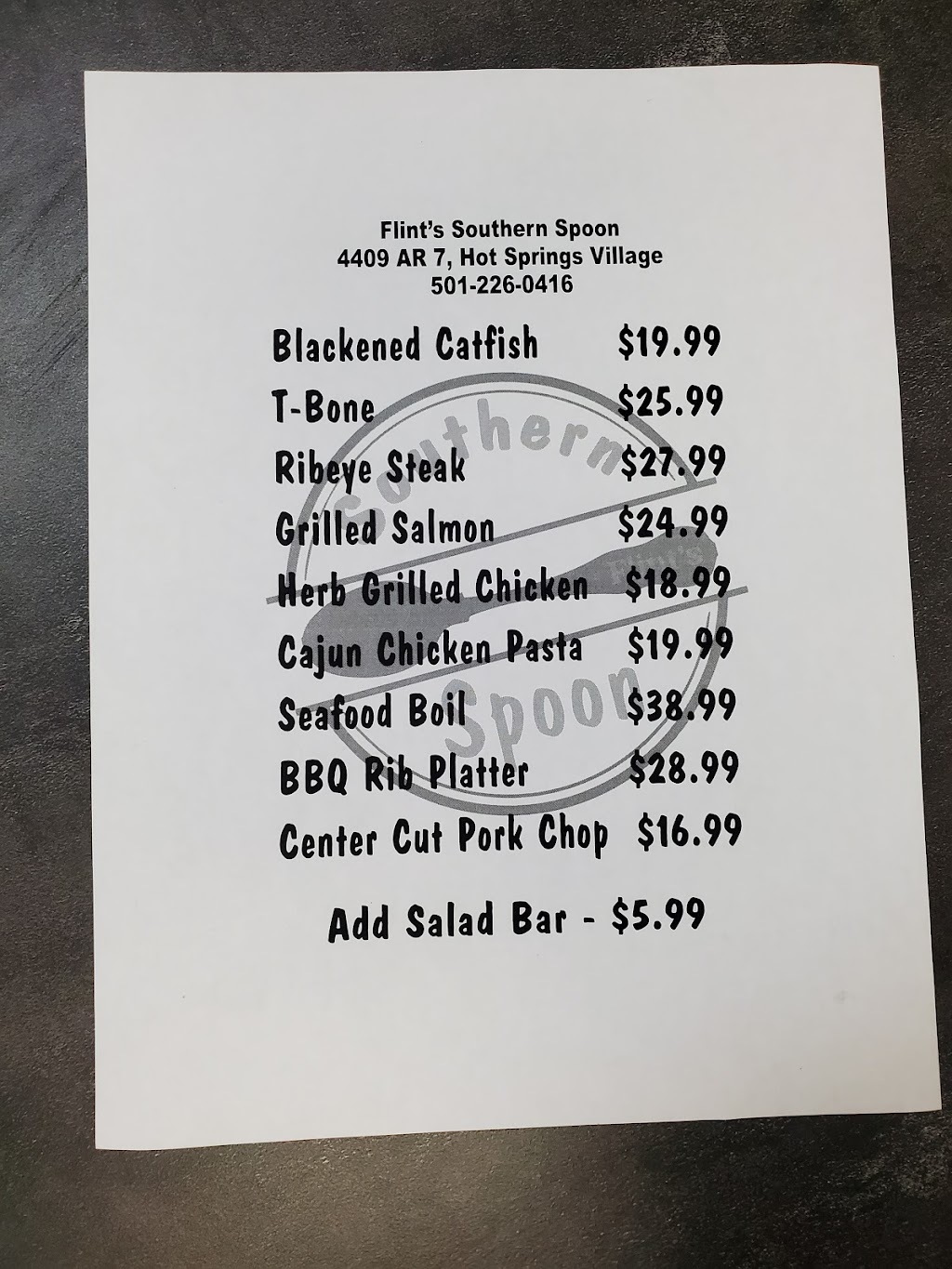 Southern Spoon | restaurant | Garland County, AR 71909, USA | 5012260416 OR +1 501-226-0416