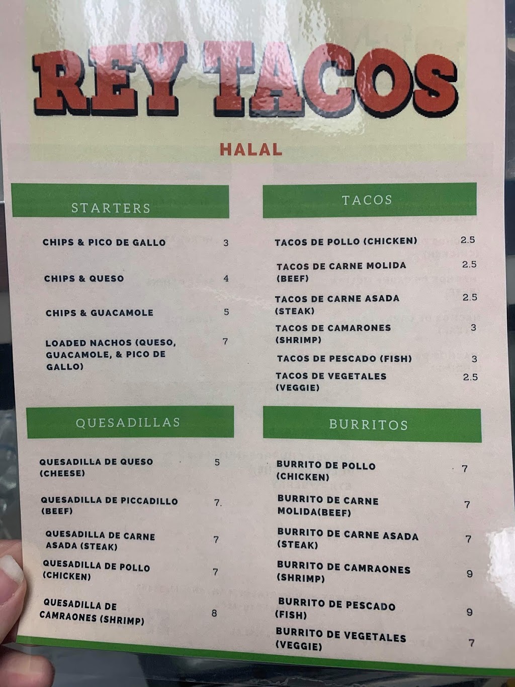 Rey Tacos | restaurant | 316 W Mango St, Lantana, FL 33462, USA | 5616192181 OR +1 561-619-2181